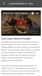 Mobile Screenshot of laserrentalsllc.com